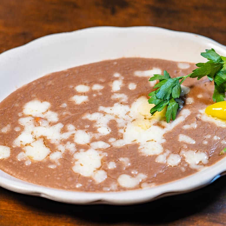 Delicious Refried Beans Await