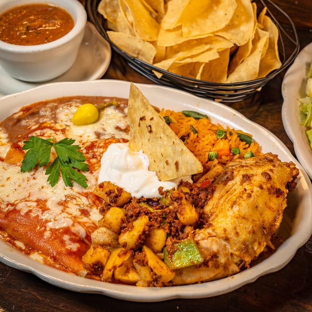 4. Enchiladas Guadalajara Style.