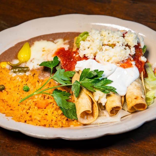 14. Three Taquitos.