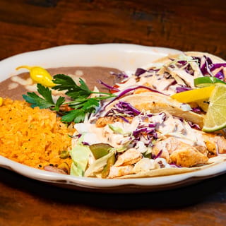 Two Salmon Tacos