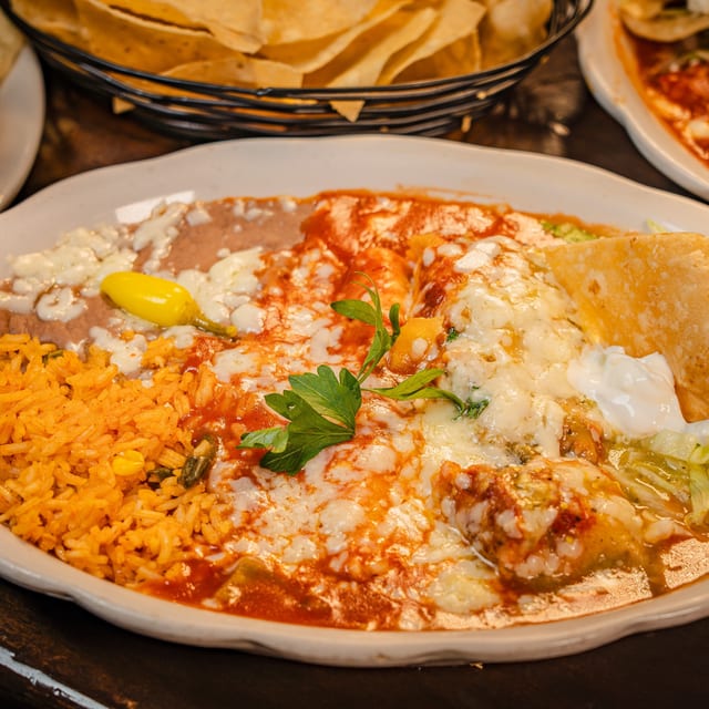 18. Tamale & Enchilada.