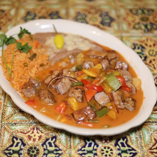 Steak Picado Michoacan Style.