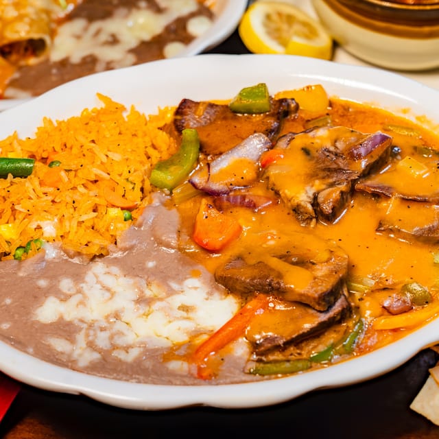 Bistec Ranchero.